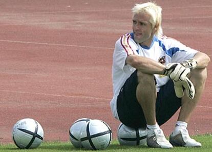 Cañizares, en un momento de descanso.