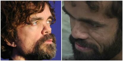 A la izquierda, Peter Dinklage; a la derecha, el paquistaní Rozi Khan.