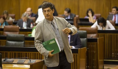 Diego Valderas en el Parlamento de Andaluc&iacute;a.