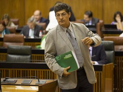 Diego Valderas en el Parlamento de Andaluc&iacute;a.