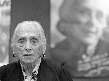 Dolores Ibárruri, 'Pasionaria', en 1985.