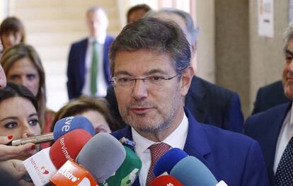 El ministro de Justicia, Rafael Catalá, el pasado 2 de junio.