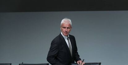 Matthias Mueller, presidente del grupo Volkswagen