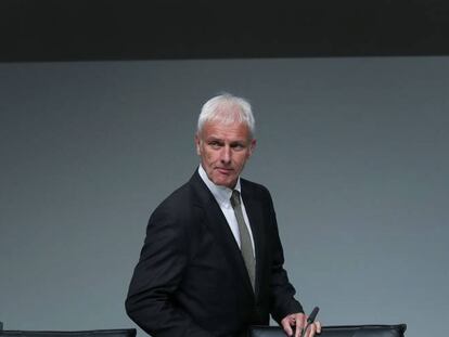 Matthias Mueller, presidente del grupo Volkswagen