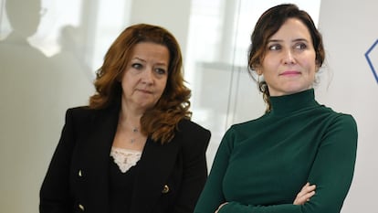 Isabel Díaz Ayuso y Fátima Matute