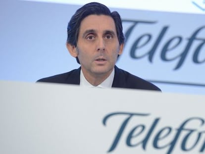 El presidente de Telefónica, José María Álvarez-Pallete.