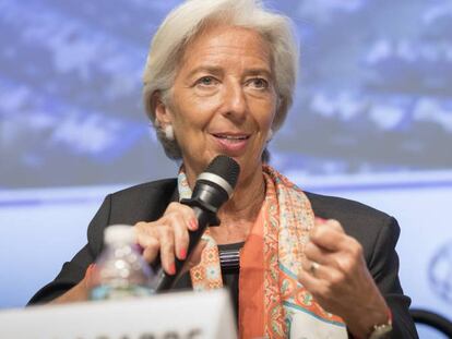 Christine Lagarde, directora gerente del FMI