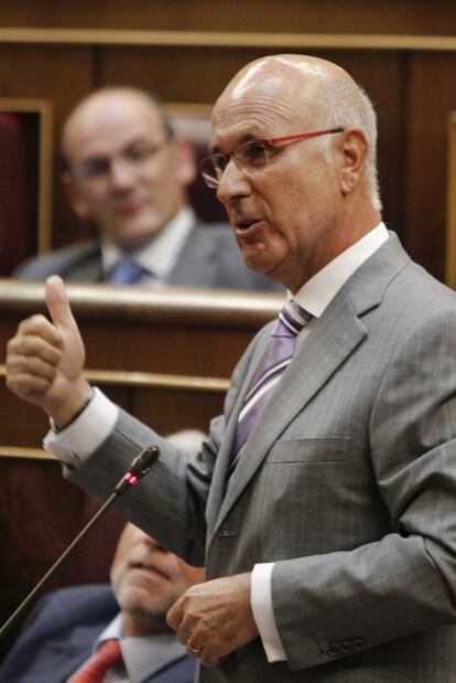 Duran Lleida, durante su intervención en el Congreso.