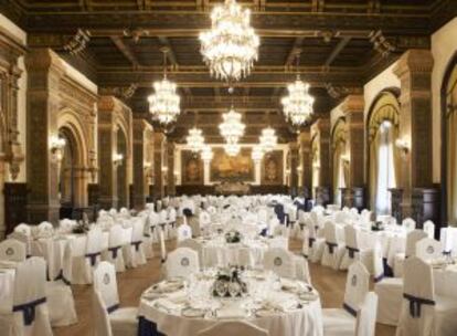 El salón Real del hotel Alfonso XIII de Sevilla.
