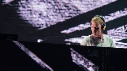 O DJ sueco Avicii, em uma imagem de arquivo em Lisboa.