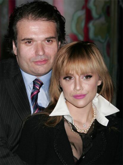 Brittany Murphy y su marido, Simon Monjack, en una imagen de 2008