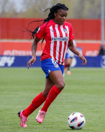 La delantera del Atlético de Madrid Ludmila da Silva.