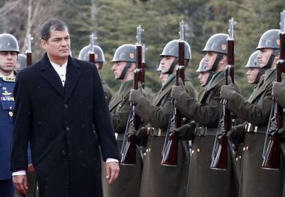 Correa, durante la visita oficial a Turquía.