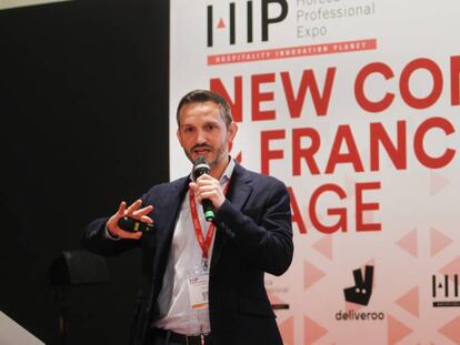 Carlos Gómez Vendrell, cofundador y CEO de Cheerfy, en una intervención en Horeca Professional Expo.