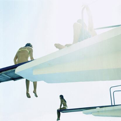 La artista comenzó su proyecto en 2002 en una piscina pública
de Barcelona.