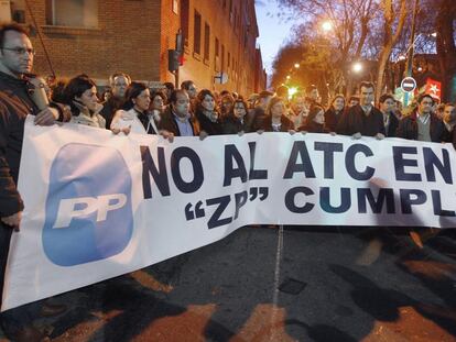 El PP de Guadalajara fue contra el almacén, aunque el partido a nivel nacional apoya la instalación.