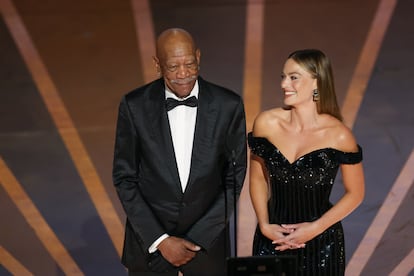 Morgan Freeman, Margot Robbie