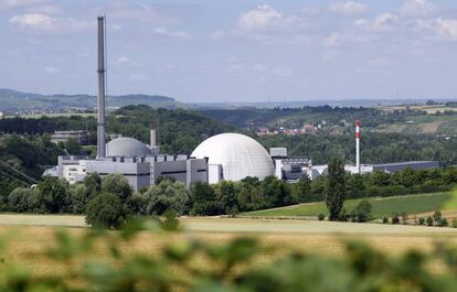 Planta nuclear en Neckarwestheim (Alemania)