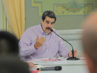 Nicolás Maduro, em um ato de Governo nesta quarta-feira.