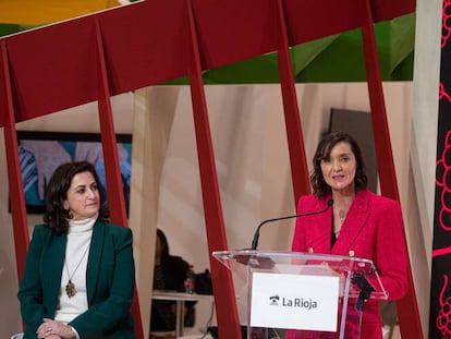 La ministra de Industria, Comercio y Turismo, Reyes Maroto, en Fitur.