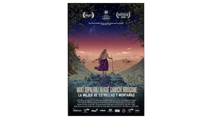 Poster for the documentary ‘The Woman of Stars and Mountains’.