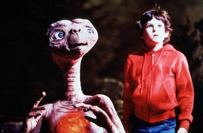 Fotograma de 'E.T., el extraterrestre'.