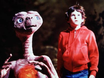 Fotograma de 'E.T., el extraterrestre'.