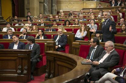 Pleno Ley Transidoriedad. Pleno en el Parlament de Catalu&ntilde;a. 