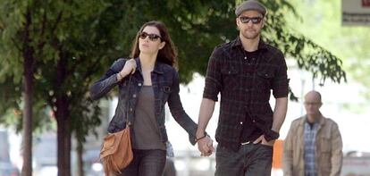 Los actores Justin Timberlake y Jessica Biel.