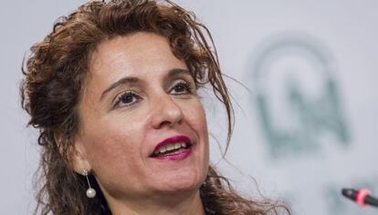 La consejera de Hacienda, María Jesús Montero.