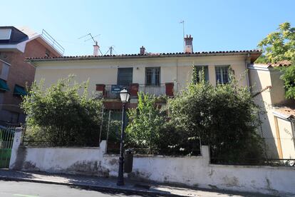 El número 3 de la antigua calle Velintonia de Madrid, antigua vivienda de Vicente Aleixandre.