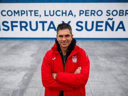 Mauricio Pellegrino, el jueves en la ciudad deportiva del Leganés.