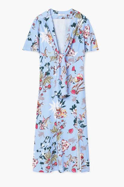 Las flores son perfectas en cualquier época pero, sobre todo, en primavera. Este vestido de Mango es la mejor prueba (69,99 euros).