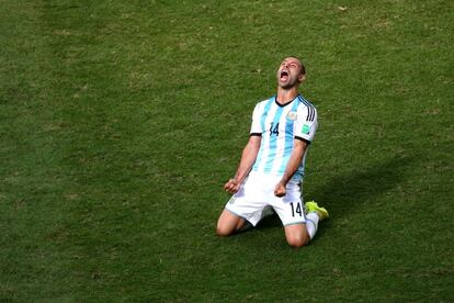 La millor versió del 'jefecito' es va veure al Mundial del Brasil, on, avançada la seva posició, es va ensenyorir del centre del camp argentí i des d'aquí va dirigir el seu joc fins a la final de Río, i es va multiplicar en la medul·lar i en defensa. Per això va ser nominat a millor jugador de la cita mundialista.