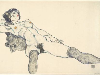 Un provocador nu d&rsquo;Egon Schiele.