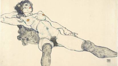 Un provocador nu d&rsquo;Egon Schiele.