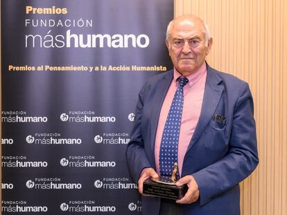 El filósofo José Antonio Marina, premio al Penamiento Humanista 2023 por la Fundación máshumano.