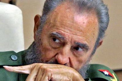 Fidel Castro, durante una sesión en el Parlamento cubano.