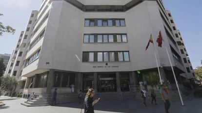 Juzgados de Plaza de Castilla en Madrid.