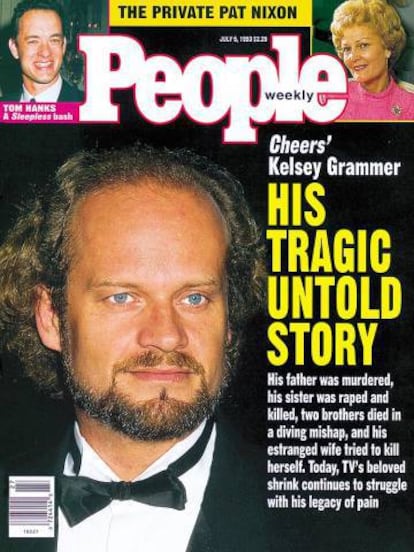 Portada de la revista 'People' de 1993 donde se detallaba la vida de Kelsey Grammer. Por aquel entonces estaba a punto de estrenarse su exitosa telecomedia 'Frasier'.