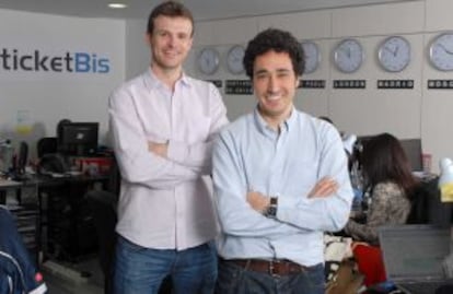 Los creadores de Ticketbis, Jon Uriarte (izquierda) y Ander Michelena.