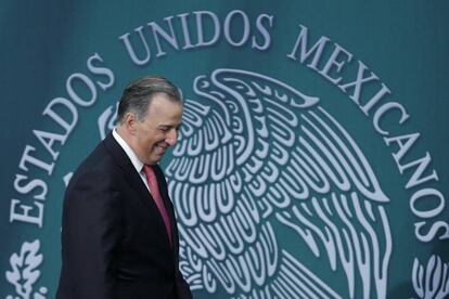 José Antonio Meade participa en un acto en la residencia de los Pinos en Ciudad de México.