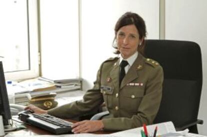 Patricia Ortega, la primera mujer española teniente coronel.