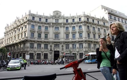 El complejo del Santander en la plaza de Canalejas de Madrid en 2007