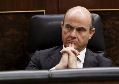 El ministro de Economía, Luis de Guindos.