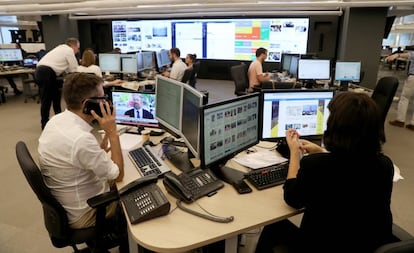 The EL PAÍS newsroom.