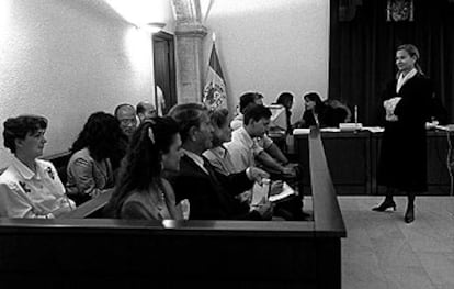 Imagen del primer juicio con jurado en Valencia, en mayo de 1996.