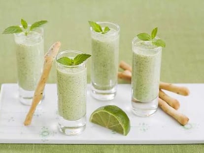 El gazpacho de pepino nos ayuda a eliminar toxinas. 