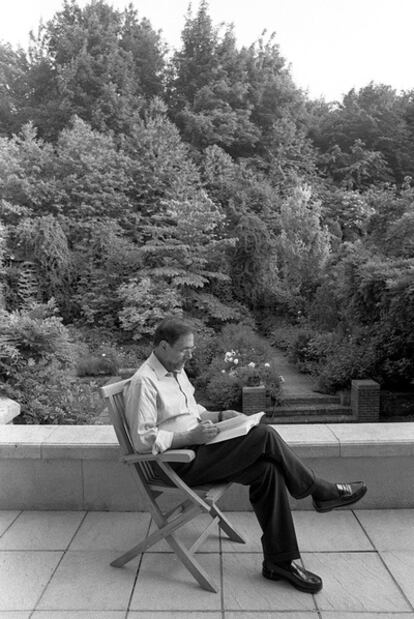 Javier Solana, fotografiado durante sus años en Bruselas