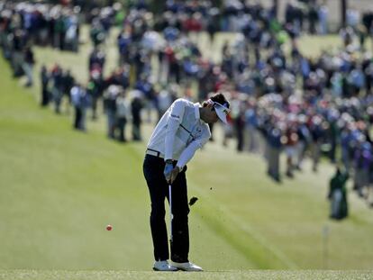 Bubba Watson en el Masters de Augusta.